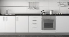 il Granito come pavimento della cucina.