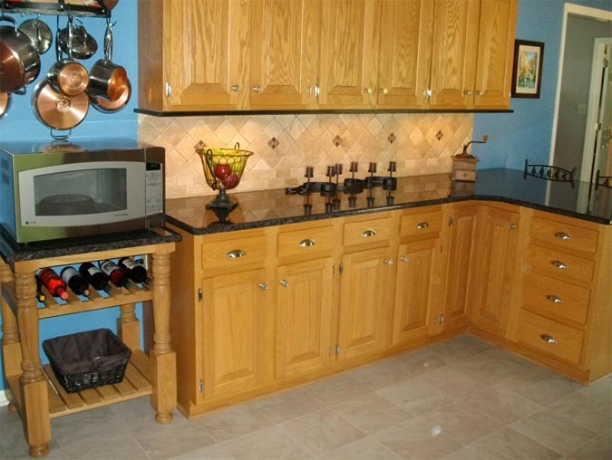 Pavimento in ceramica per la cucina Pavimento soggiorno cucina rustiche